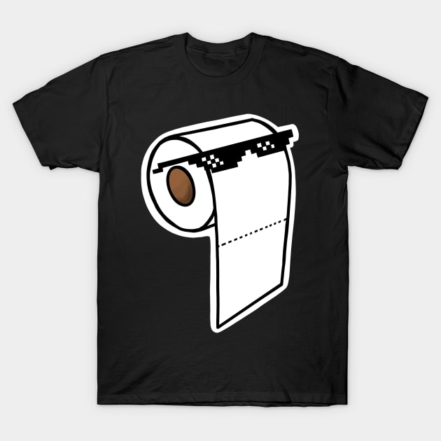 Toilet paper show-off T-Shirt by euheincaio